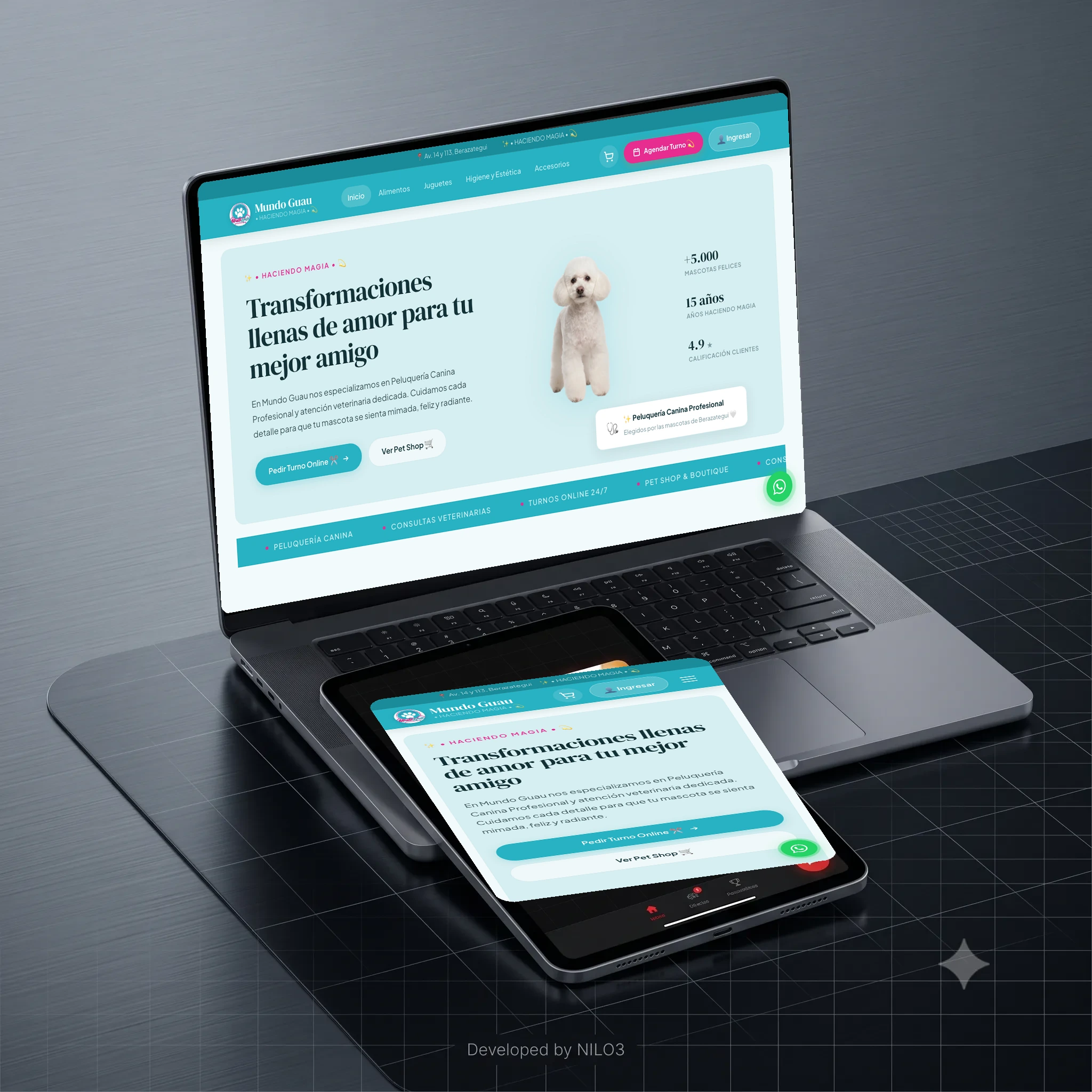 Mundo Guau — Veterinary & Pet Shop | Nilotech